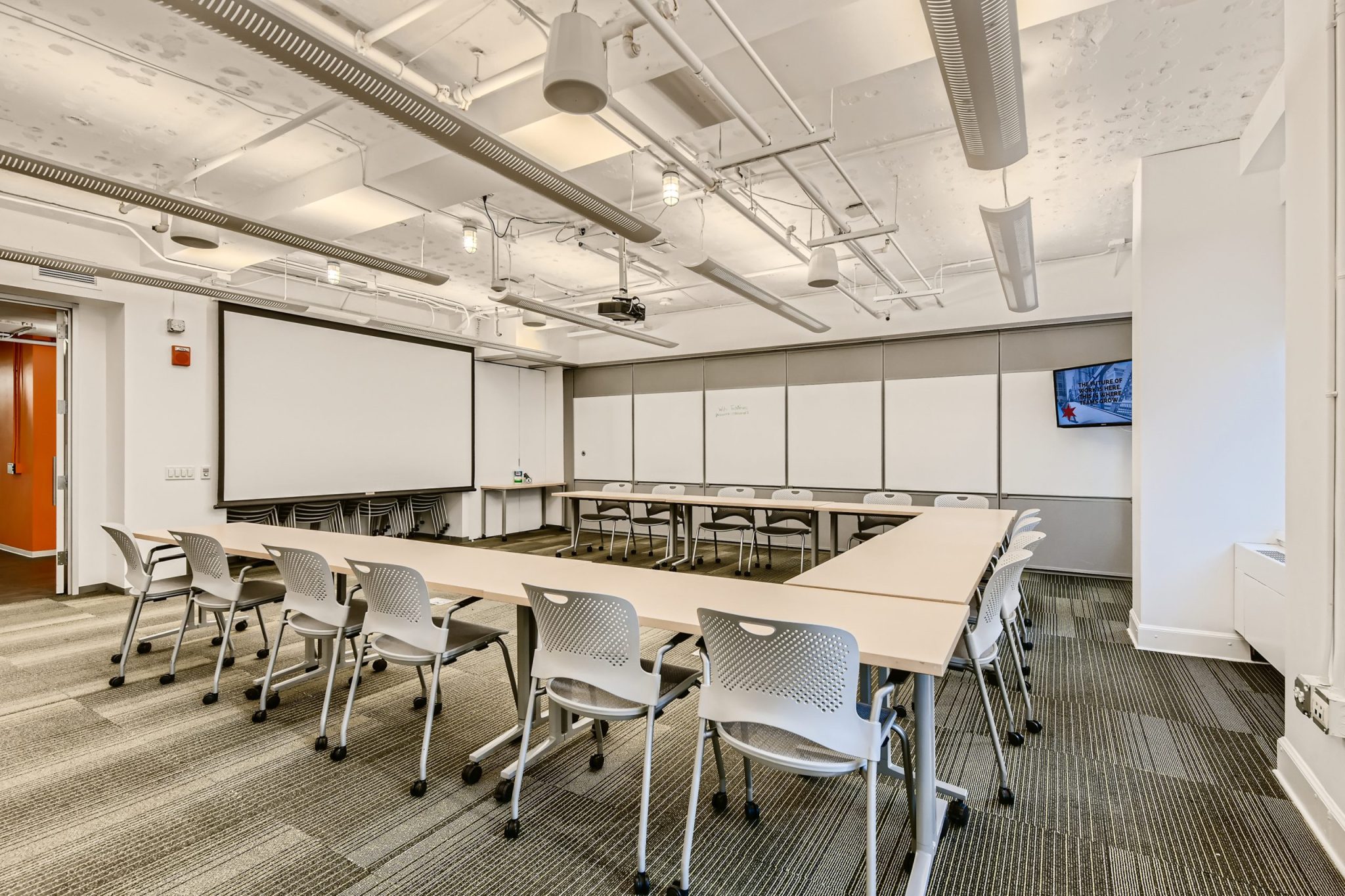 Conference Room C in the U-shape style