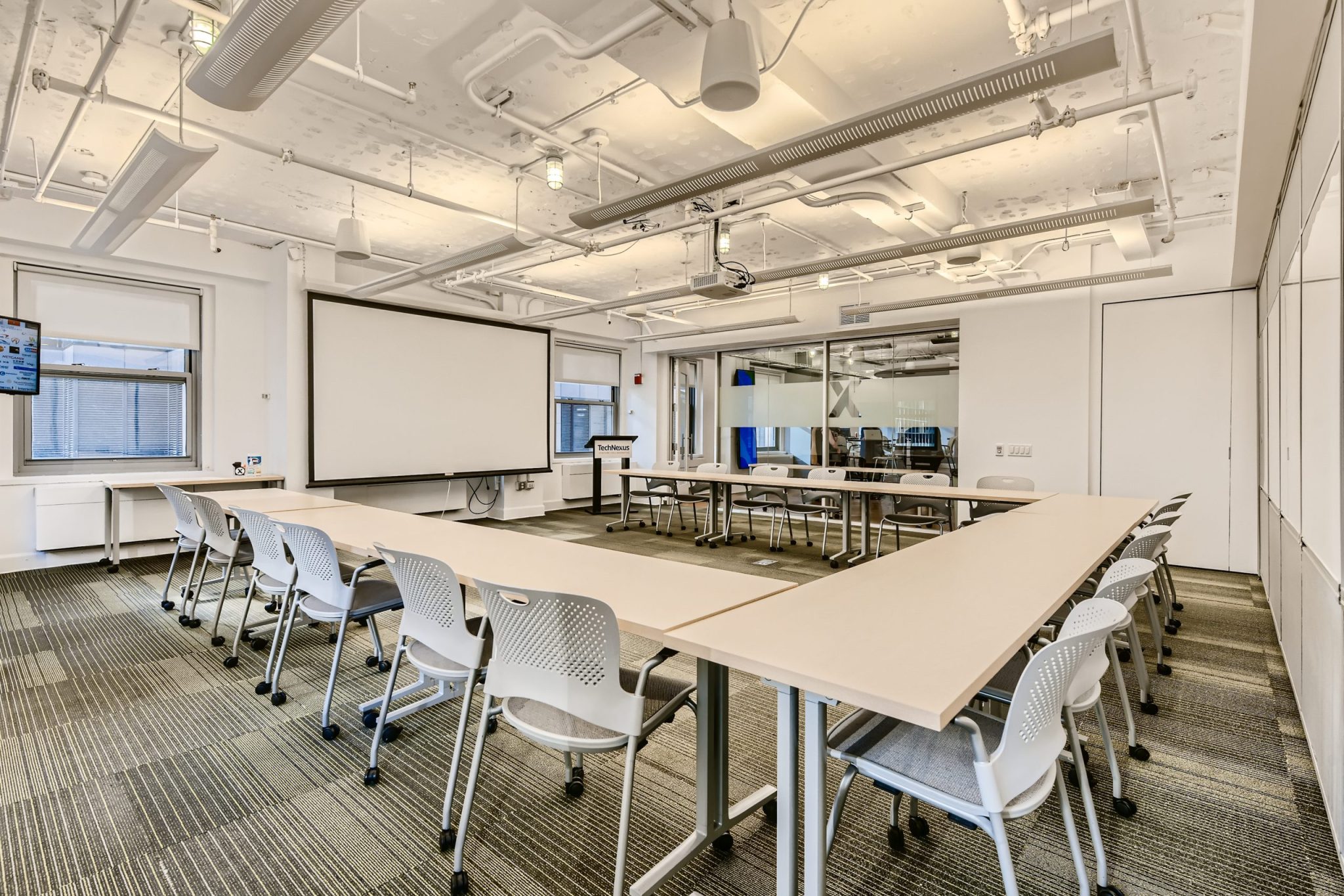 Conference Room D in the U-Shape style
