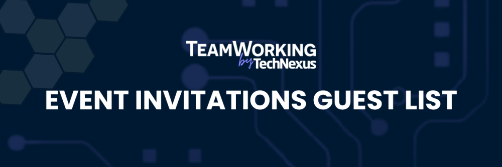 TeamWorking Event Invitations Guest List